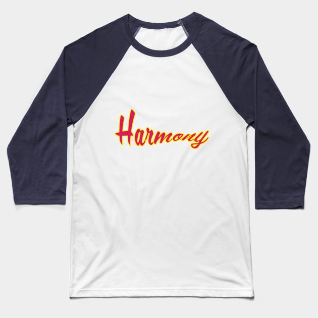 Harmony Baseball T-Shirt by TCardsEtc